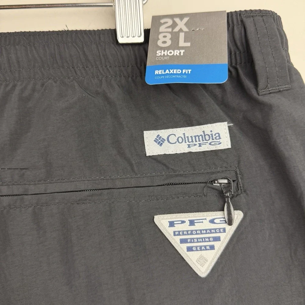 Columbia Short Men's 2XL Black PFG Backcast IV Water Omni-Shade 8